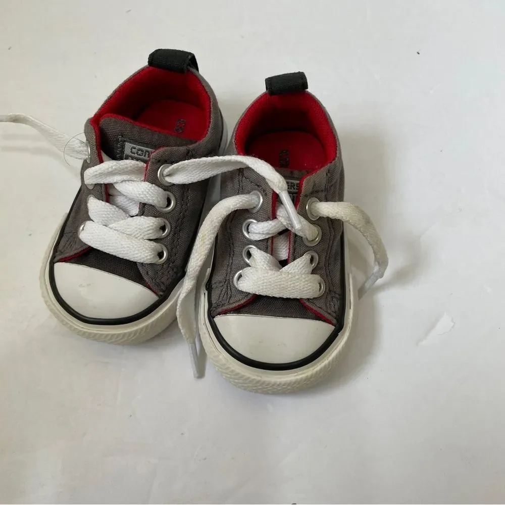 CONVERSE SNEAKERS IN GRAY AND BLACK‎